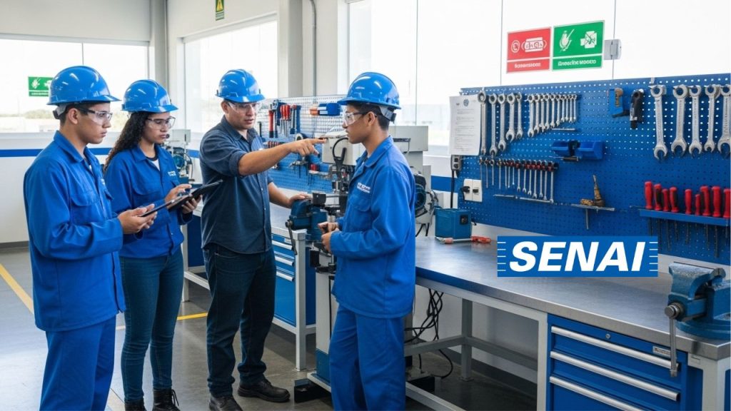 Cursos gratuitos do SENAI como achar